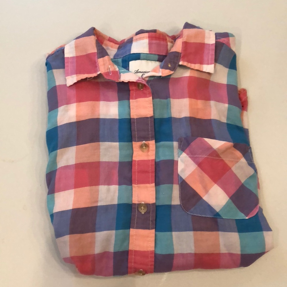 Light weight button down
